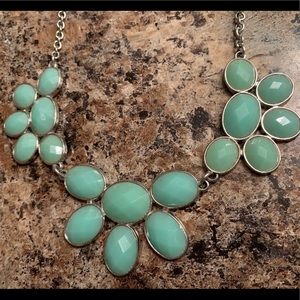 Mint and Silver Necklace